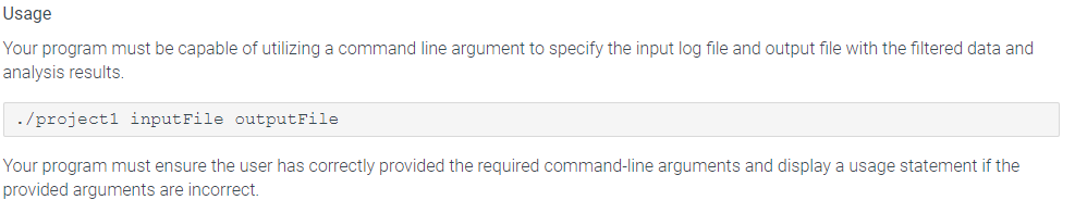 in c++ please. (updated) The filter should be run only when the