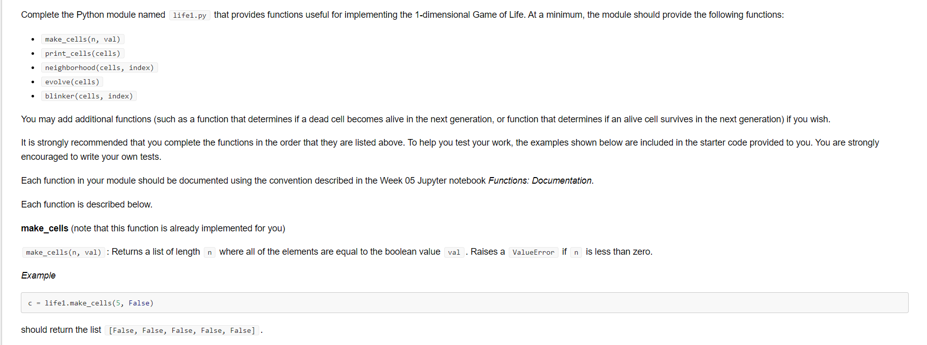 do the question quickly, thanks! The 1-dimensional Game of Life occurs on