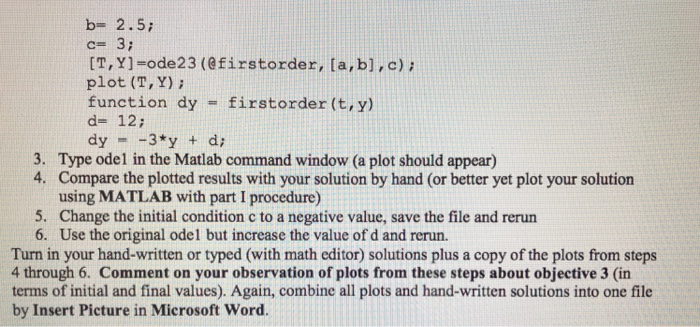 of the form: y(t)-G + c2e-t/r where t is time and is
