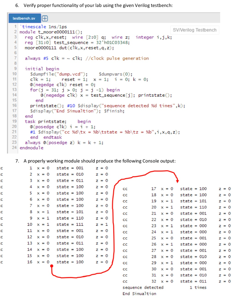 verilog Current work starts off in the wrong state. want to start