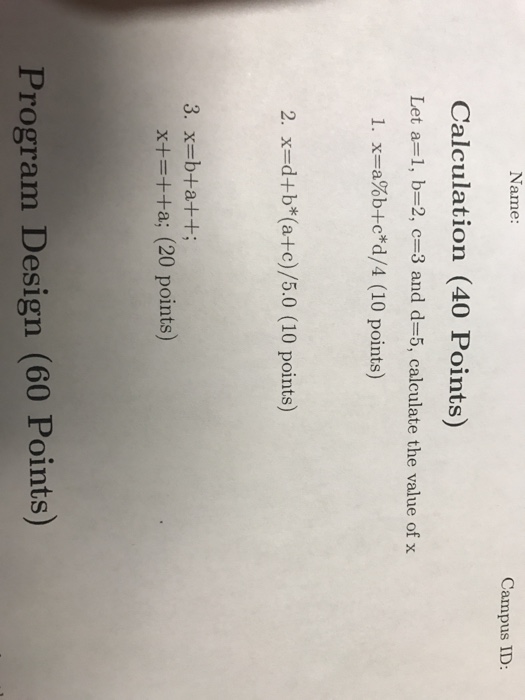  Let a = 1, b = 2, c = 3 and