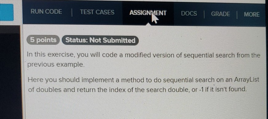 here is the previous code it was referring to RUN CODE