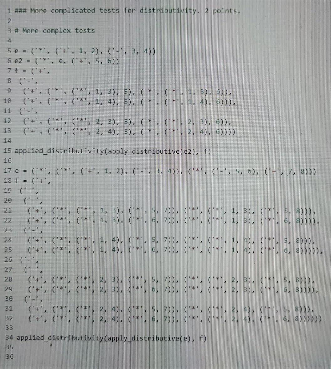 Derivation of a leaf expression 2. 3 def derivate_leaf(e, x): ***"This function