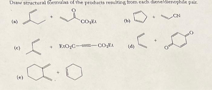  (b) +EtO2C=CO2Et (d)