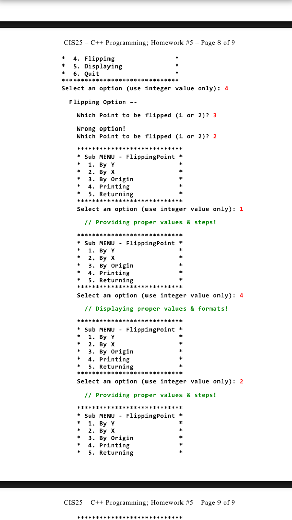 flipped, compared... in a cartesian plane (quadrant 1, quadrant 2, quadrant 3,