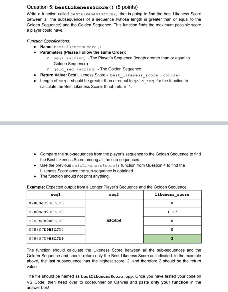The question, write the code in C++ Information about the question Question
