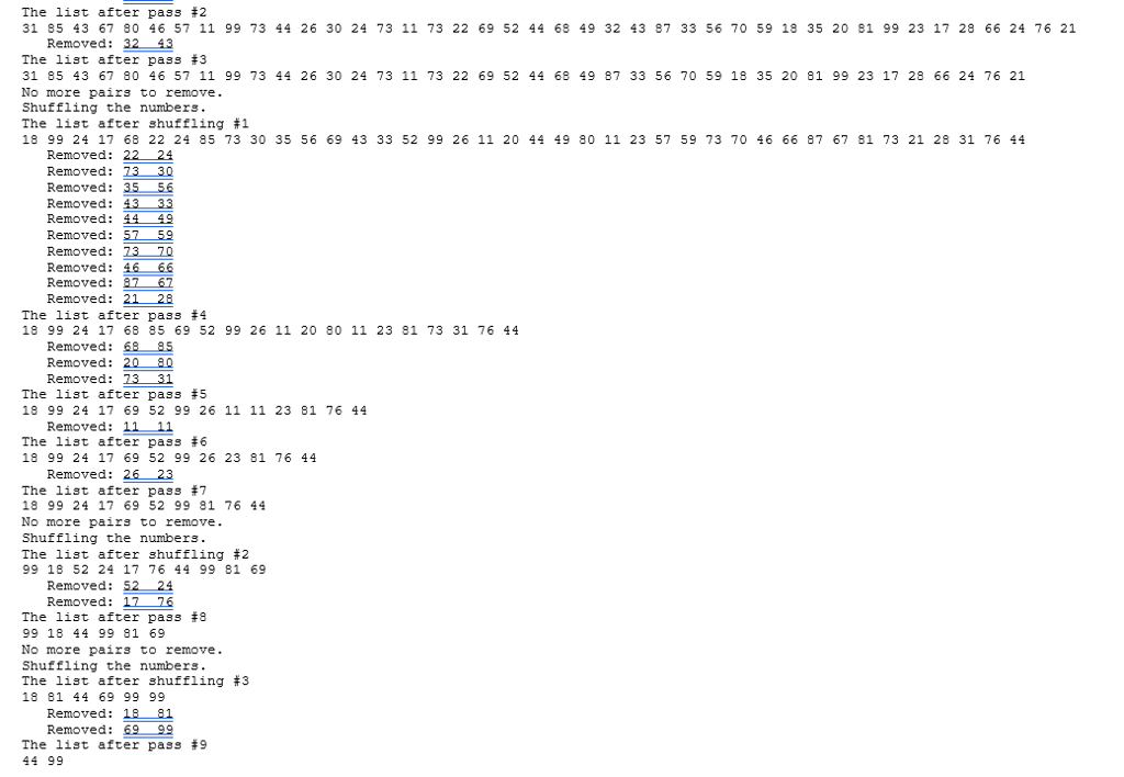 private void initializeList(int numberAmount) { // TODO Project 6a this.generator = new