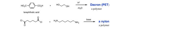  Please indicate the repeating units in these polymers and put all