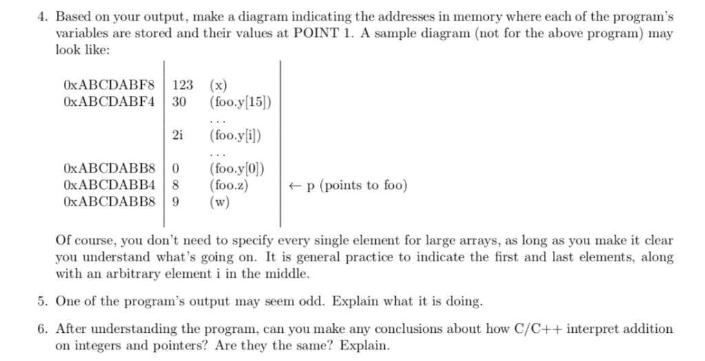 #include using namespace std; int main() { struct foo_t { int x[100];
