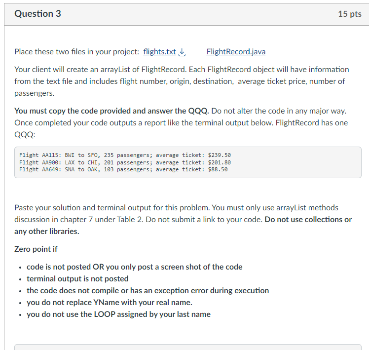 pls do in java Place these two files in your project: