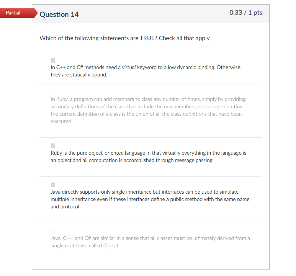 Have been stuck on this for a while now: Which of the
