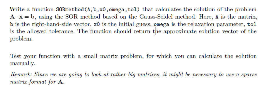 solve a problem from electrostatics. In particular, we consider a capacitor and