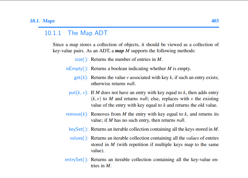 IN JAVA, implement the Map ADT based on Separate Chaining Hash Table.,