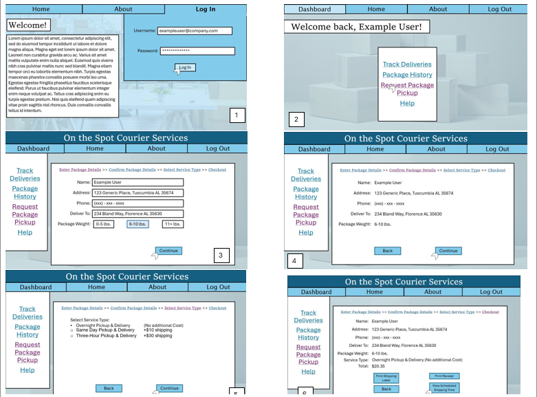  Review the case description and your solution for the Web scenario
