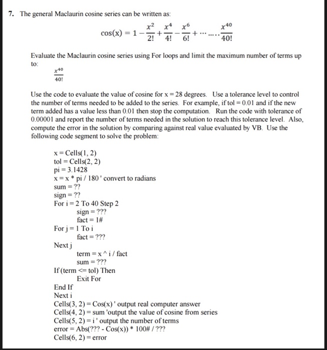  Excel VBA question I need the the code not just the