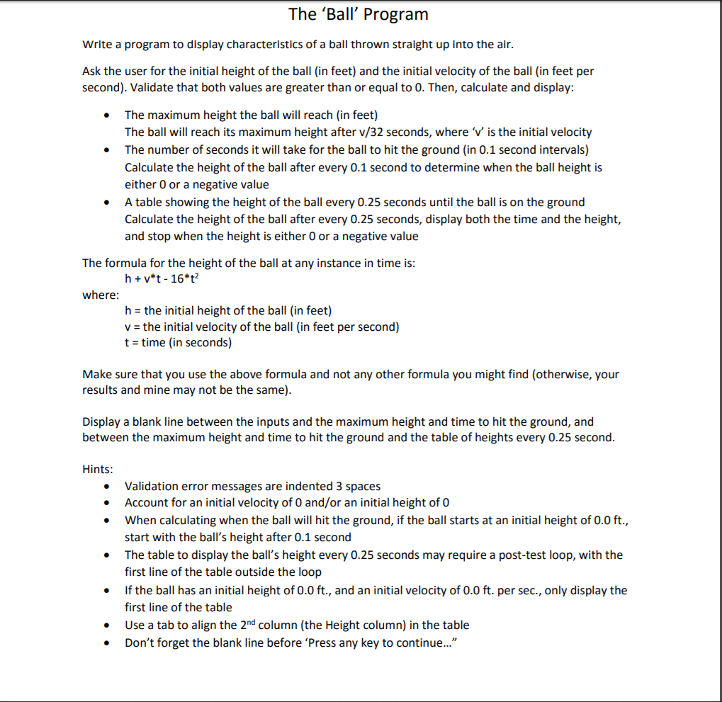 i need help with this program this is in c programming and