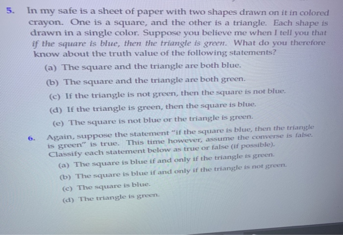  #6 please. you may need #5 to answer it. please help