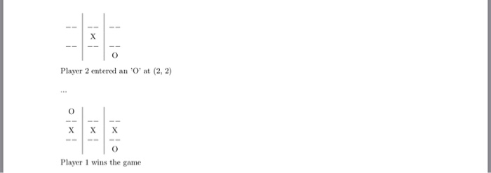 an interactive tic tac toe game between two players. The game starts