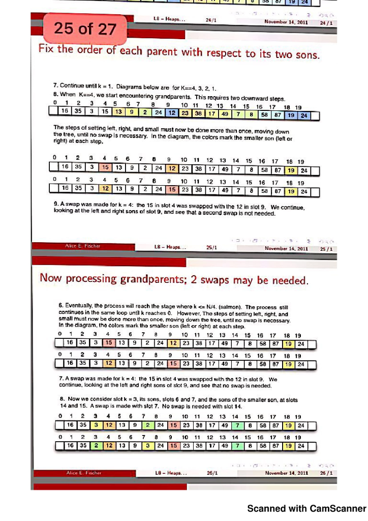 its son and greater than its parent. 1 In each comparison, k,