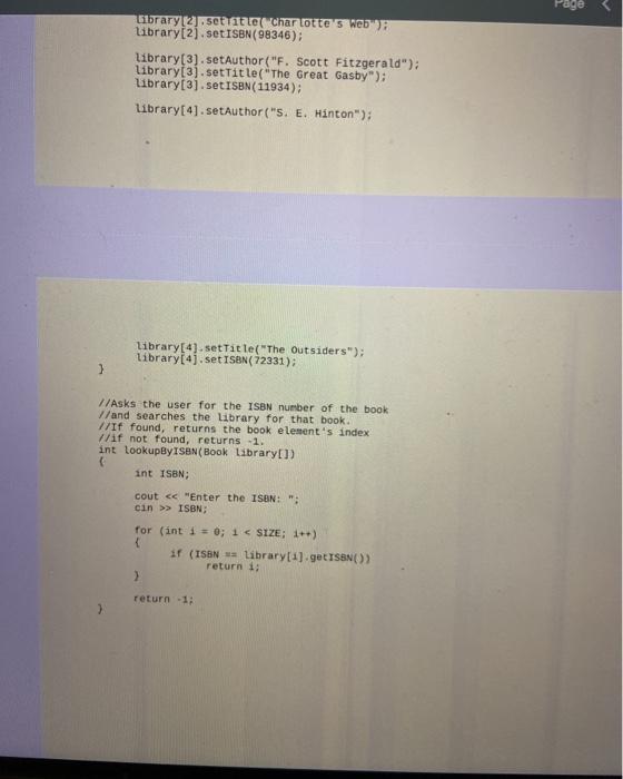 a random 5-digit number). The status of the book (ie, whether it