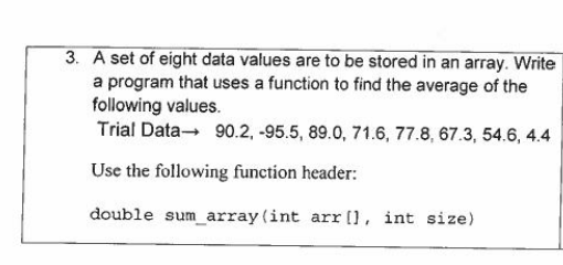  Procedure 1 need to answer question above c 3. A set