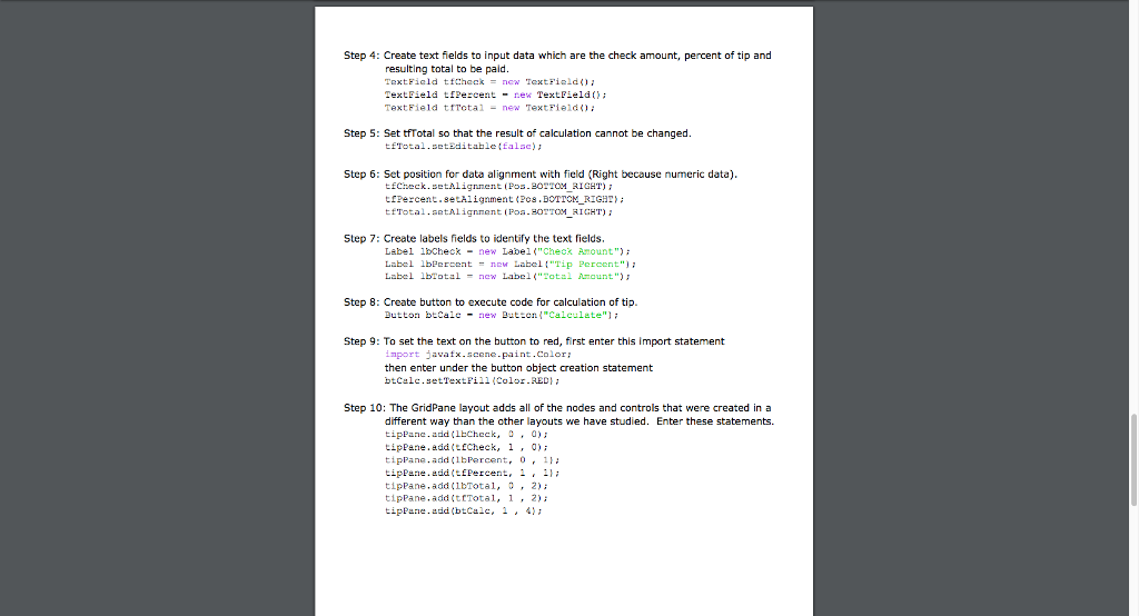 a simple window which in JavaFX is called a stage and adda