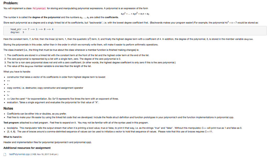 //This Program has to be done in C++. Please stricly follow the