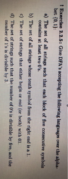  Question (d), please show all your work with steps ! Exercise