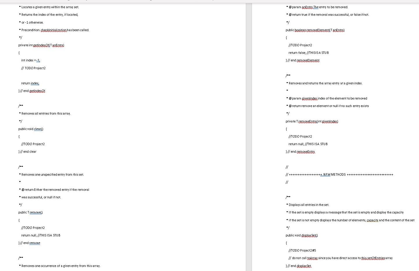 decide that one bag is a subset of the other bag show