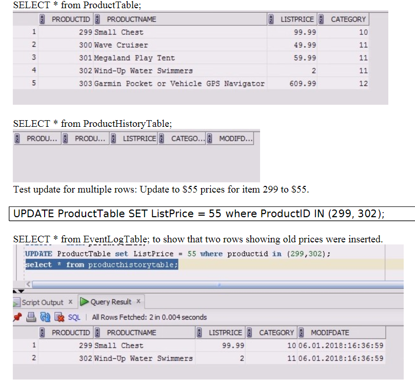 Using the producttable from this module (do not modify table or column
