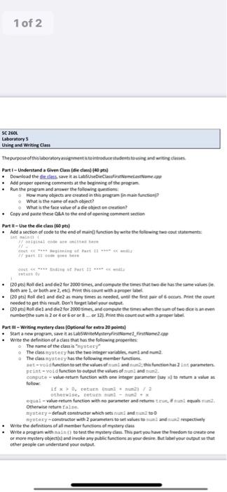 I need the C++ code for this assignment I need the c++