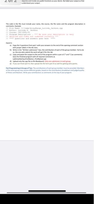 code to all 3 steps of this assignment Part I- Understand a