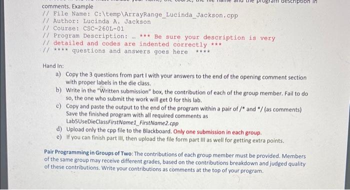 tam copt itatements: [20 pts] Roll diet and diez for 2000 timet,