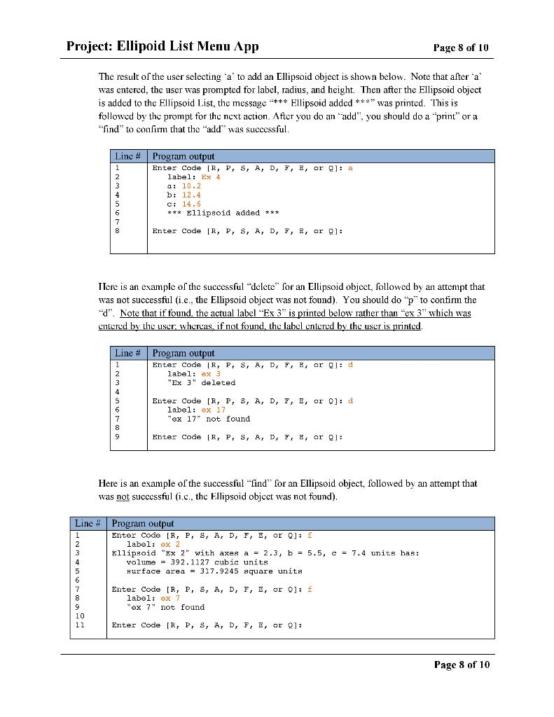 Ellipsoid.java******************************** import java.text.DecimalFormat; /** * . * * * @author * @version