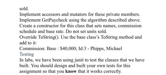 a payroll system. We will build classes that represent the various ways