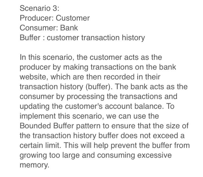 Q : write java code with class main about this scenario by