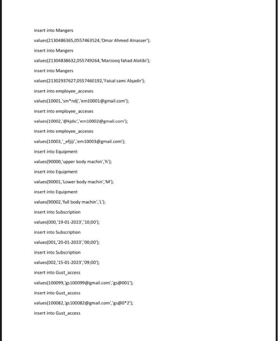 consumer (cons_id int primary key, phone_number int(10)not null, length int, age int,