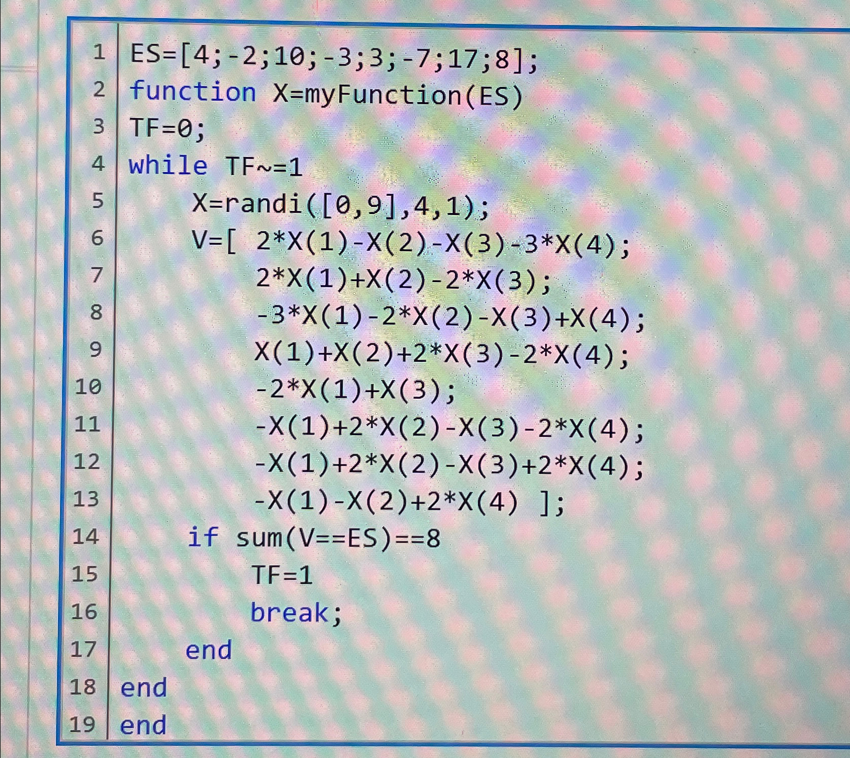  I need fix this funcion. Some ES values are corrupted and