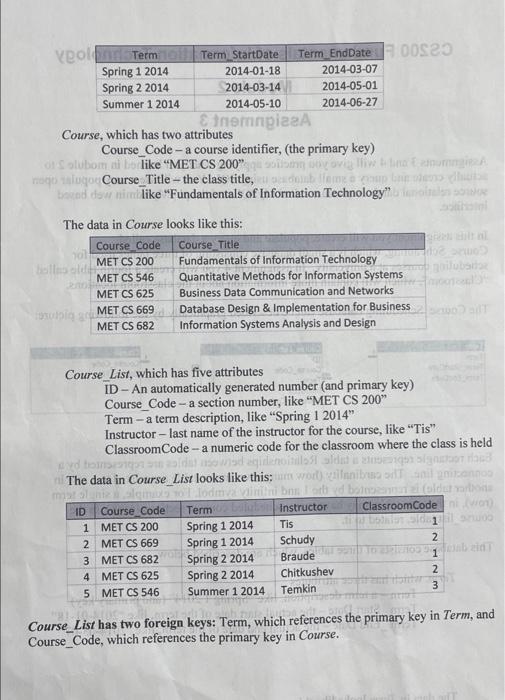 applying what you learned in module 2 to actually create and query