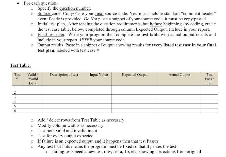  Coding C++ with visual studio on mac For each question: Specify