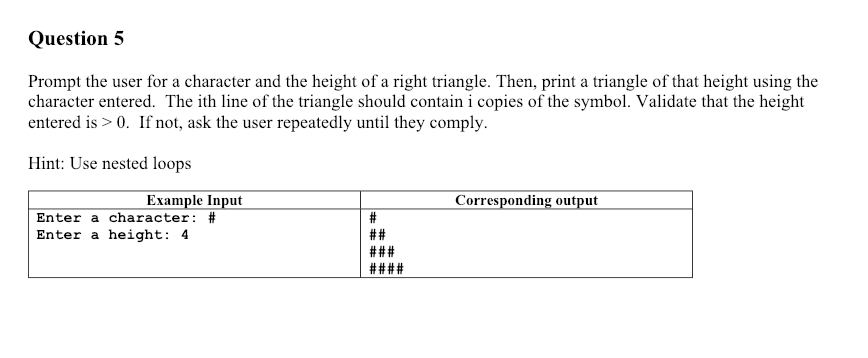 the question number even if code is provided. Do Not paste a