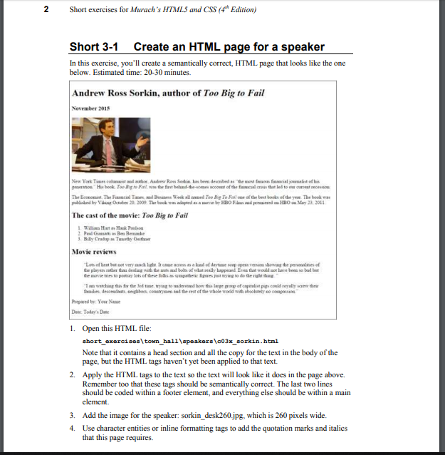 Webstorm in HTML program 2Short exercises for Murach's HTMLS and CSS(4 Edition)