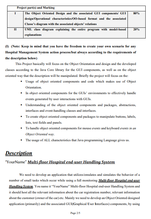 i need the coding answer of this exercise in java not the