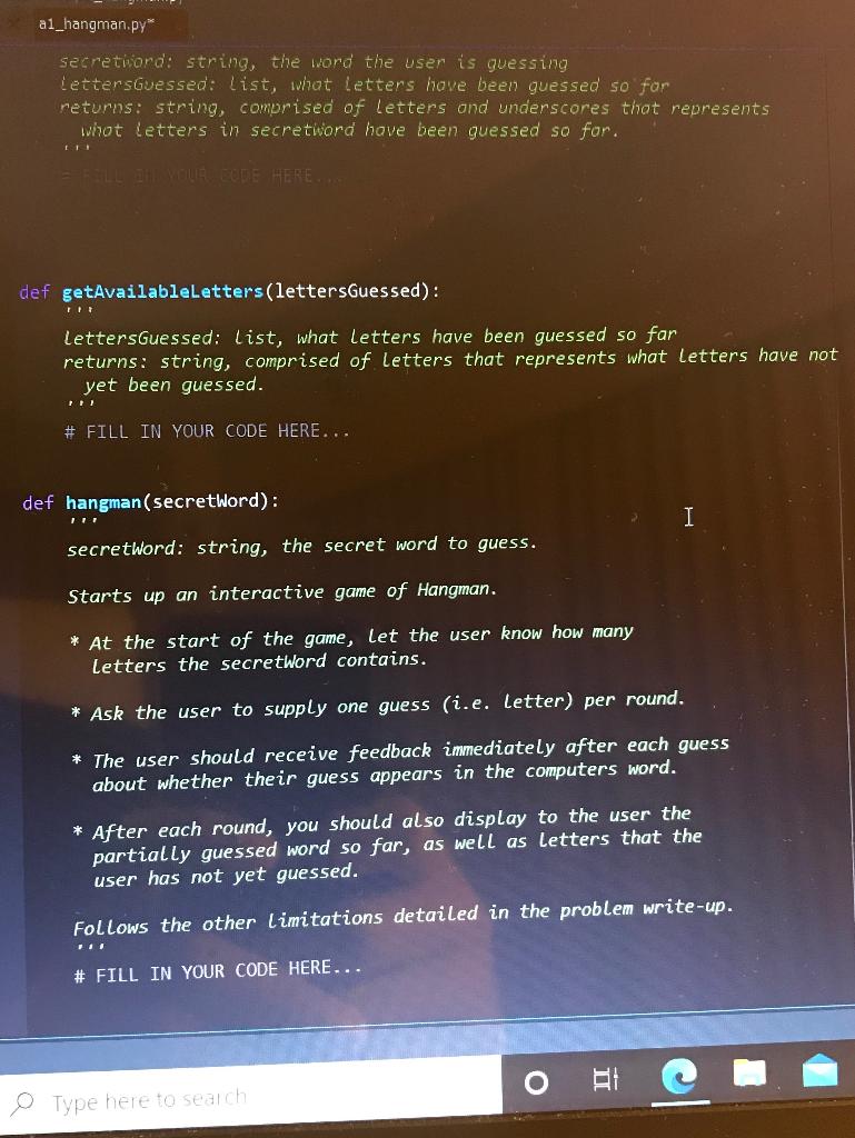 than it looks. We will scaffold this problem, guiding you through the