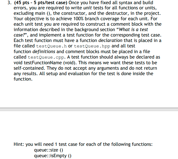 in order: 1. (5 pts) You must take a screen shot or