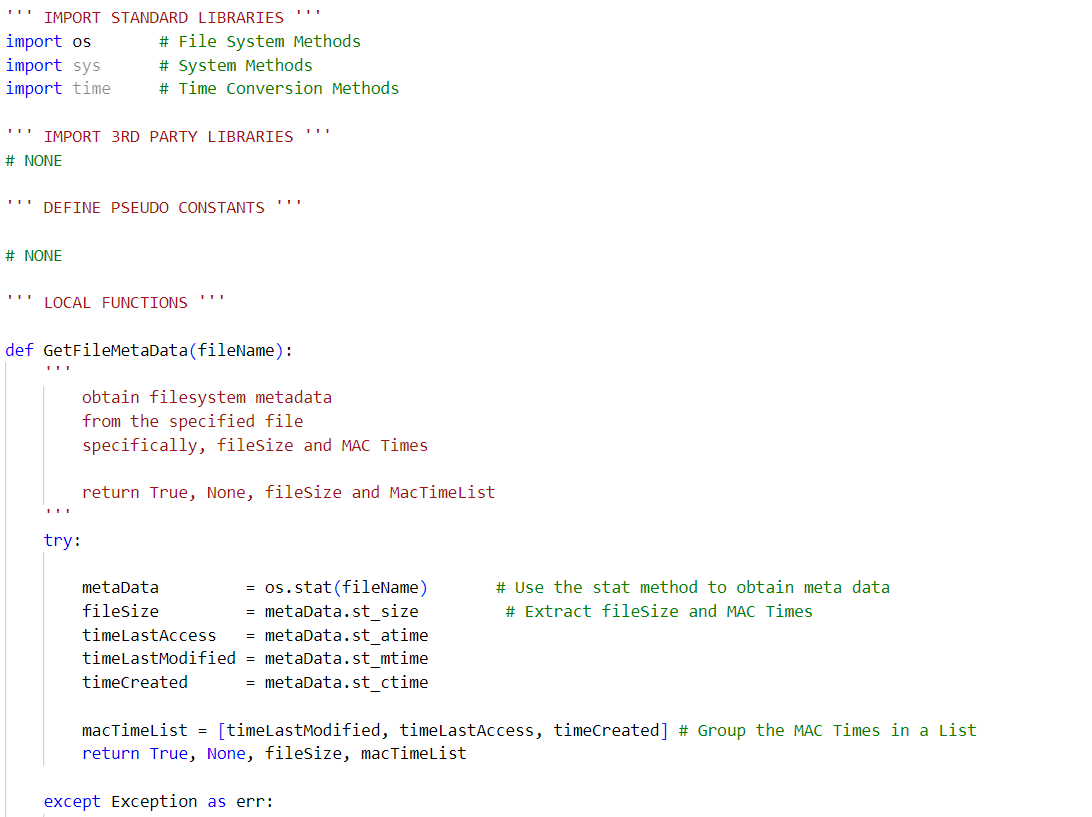  After experimenting with the First.py script and attending this weeks lecture,