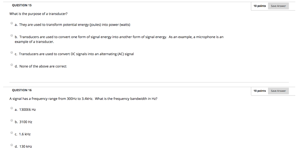 QUESTION 15 10 points Save Answer What is the purpose of