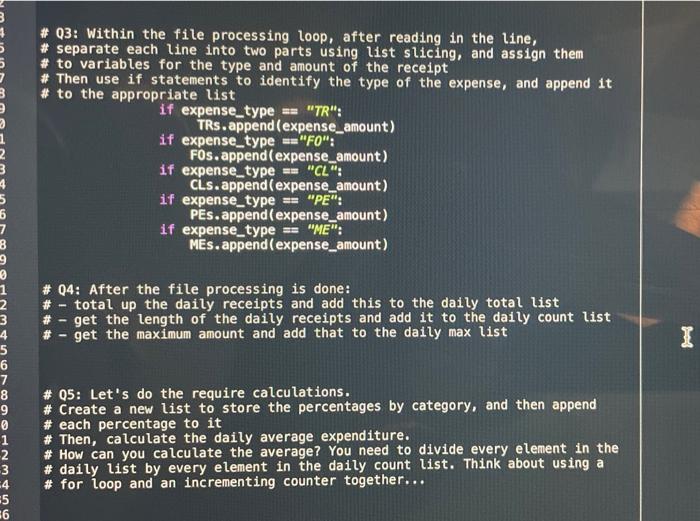 in last week's assignent, we'tl be assigning amounts categories, but some are