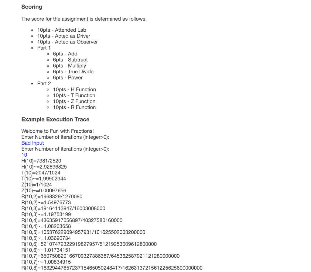 as a String def-str-(self): if self.den 1 return str(self.num) else: return str(self.num)+"/"