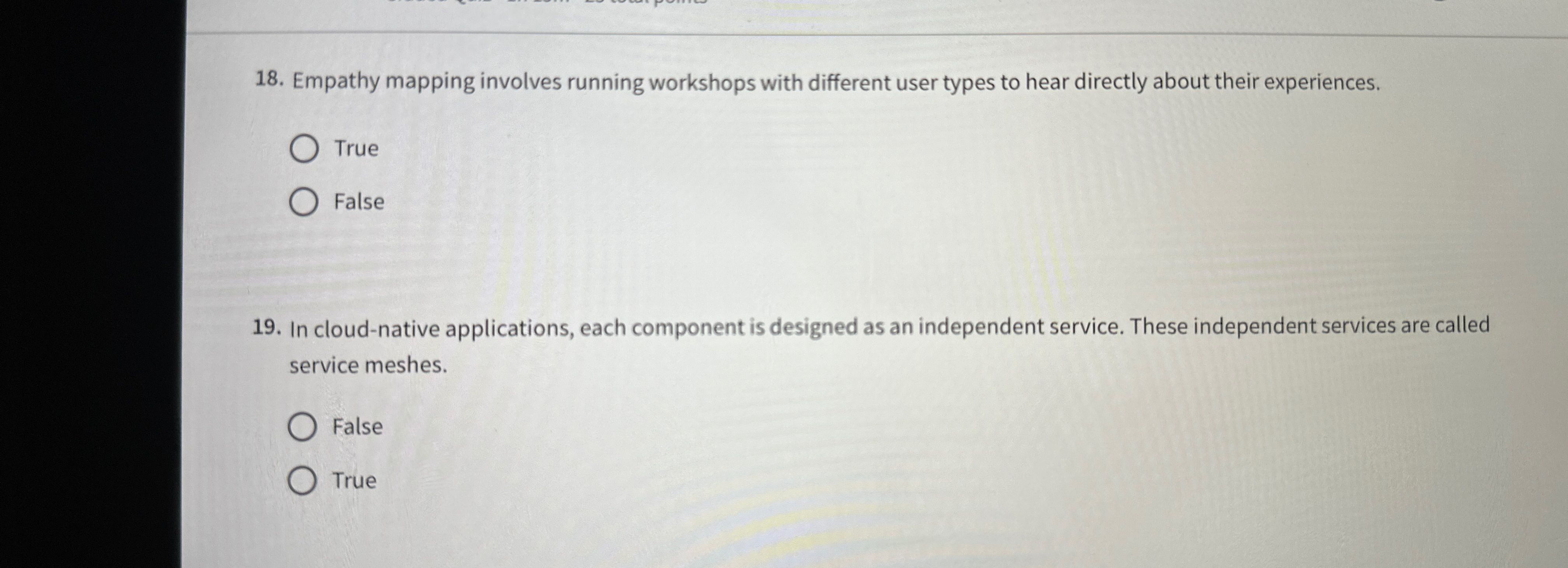  Empathy mapping involves running workshops with different user types to hear